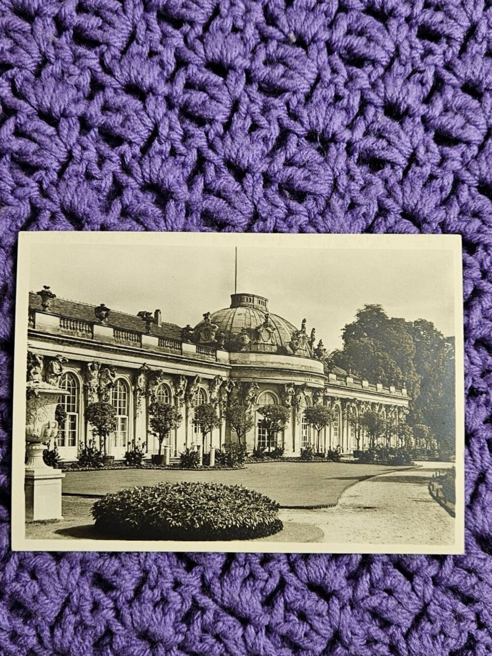 Potsdam Sanssouci Garden Side Postcard